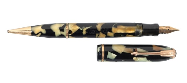 CONKLIN Dual Fountain Pen / Pencil, Parker Clip, 1930s