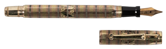 WAHL-EVERSHARP: Octagonal Gold-Filled Button-Fill FP, 1920s