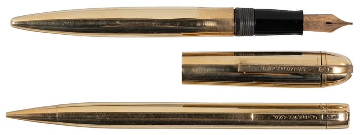 WAHL-EVERSHARP: Skyline 14K Gold FP & Pencil Set