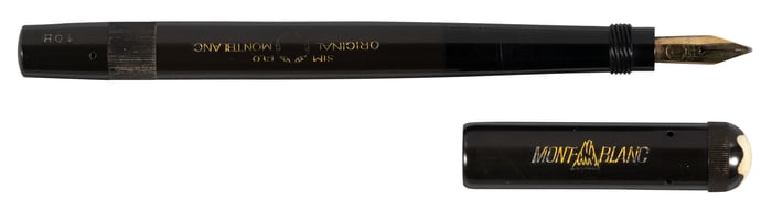 MONTBLANC: #1 BHR Safety FP, Broad Oblique Nib, STOFFHAAS