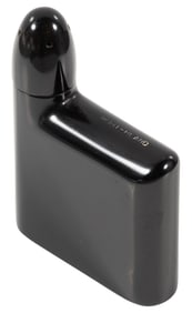MONTBLANC: 1920s Black Hard Rubber Travel Inkwell