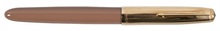 PARKER 51: Cocoa Brown & Gold-Filled Aerometric FP, 1950s
