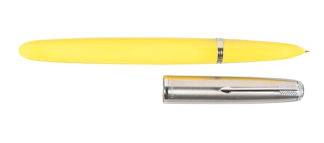 PARKER 51 Yellow Body, Chrome Cap, Canadian, c.1950s