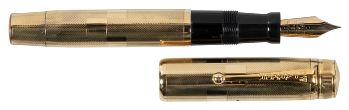 PARKER: 18K Gold Overlay Duofold Jr. FP, c.1925