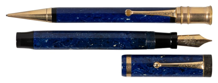 PARKER: Duofold Special FP & Pencil, Lapis, c.1928