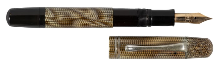 PELIKAN 100N Lizard Pattern FP, Grey, c.1938