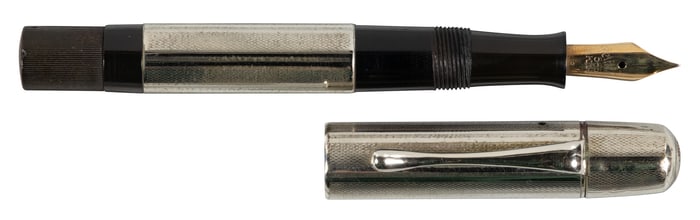 PELIKAN: #110 White Gold Overlay FP, c.1934