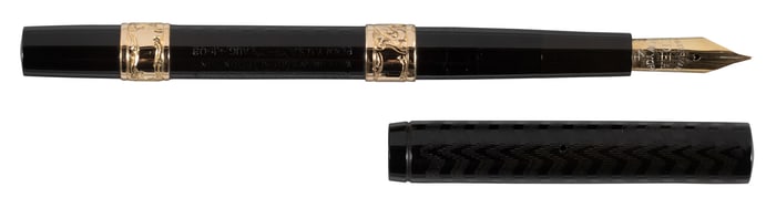 WATERMAN No. 14 Gold Band Eyedropper Fountain Pen