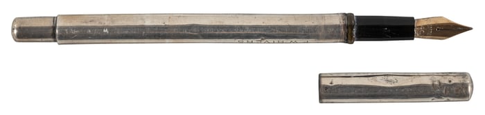 WATERMAN: No. 404 Sterling Silver Fountain Pen, c.1911