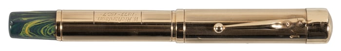 WATERMAN: No. 594, 9K Gold over Blue Ripple