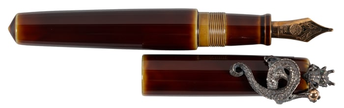 NAKAYA: Piccolo, Heki-Tamenuri, 18K Rose Gold Clip