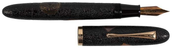 PLATINUM: Old Coins Volcano Surface" Pre-War Fountain Pen"