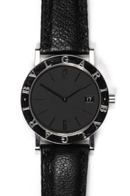 BULGARI Stainless Steel Date Watch, Quartz