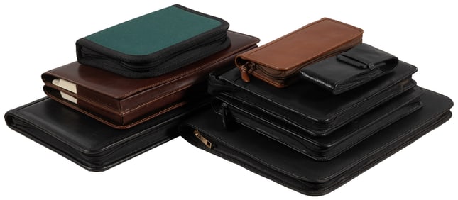 8 Leather Pen Cases * Namiki, Visconti, Etc.