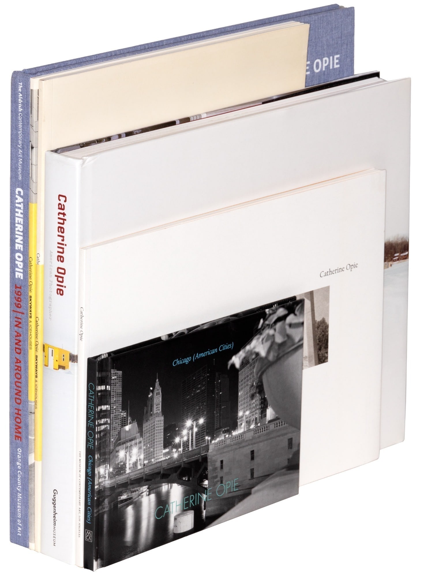 Six books by or about Catherine Opie: Heading: Author: Opie, Catherine Title: Six books by or about Catherine Opie Place Published: Various places Publisher: Date Published: Various dates Description: 6 volumes. Each i