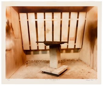 Wall Site Spray Booth, signed by Rice