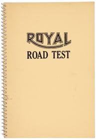 Ruscha's Royal Road Test, 1st edition
