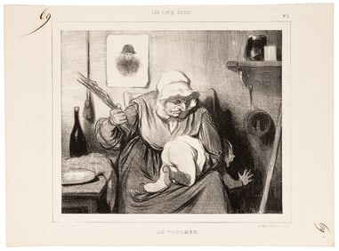 From Daumier's series Les Cinq Sens
