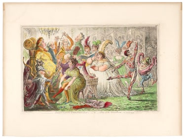 Gillray lampoons the theater