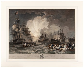 Celebrating Nelson's victory at the Battle of the Nile