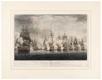 Hand-colored aquatint by John Goldar
