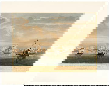Hand-colored Havell aquatint after Schetky