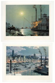Four prints signed by John Stobart