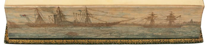 With nautical fore-edge painting
