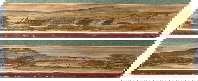 2 volumes with fore-edge paintings