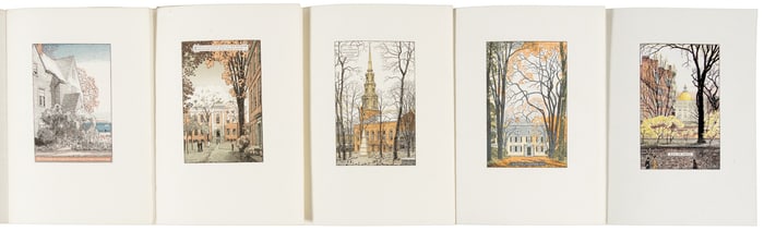 Eleven New Years keepsakes Merrymount Press