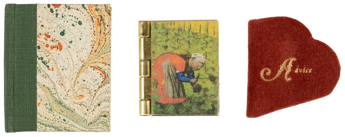 3 miniature volumes from Poole Press