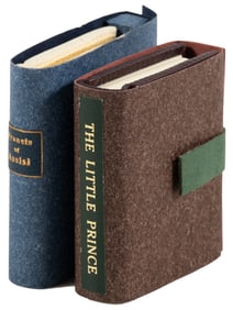 2 miniature titles bound by Jana Pribikova