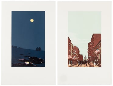 With extra suite of Schanilec wood engravings