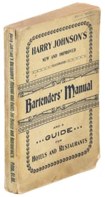 Harry Johnson's scarce cocktail manual