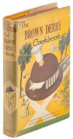 The Brown Derby Cookbook in jacket, 1st ed.