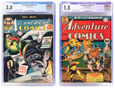ADVENTURE COMICS No. 75 & ALL-AMERICAN COMICS No. 44 * DC Universe Collection