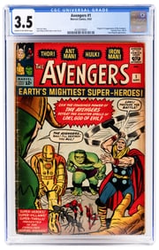 AVENGERS #1 * CGC 3.5 * 1st App: AVENGERS