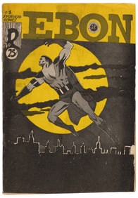 EBON #1 * VG+ * 1st Black Superhero Comic * 100 Printed?