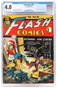 FLASH COMICS #38 * CGC 4.0 * DC Universe Collection
