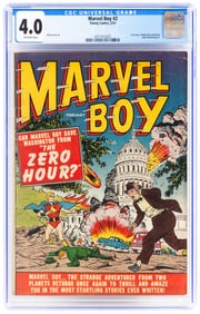 MARVEL BOY #2 * CGC 4.0 * 3 Bill Everett Stories
