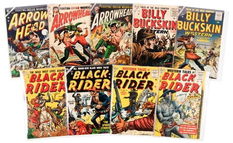 ARROWHEAD * BILLY BUCKSKIN * BLACK RIDER * Nine Comics