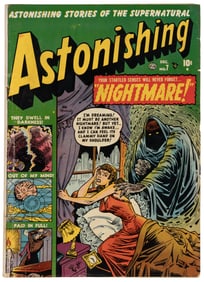 ASTONISHING #7 * 3.5 * Maneely Cover & Art