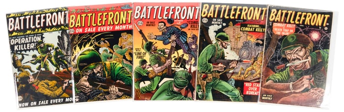 BATTLEFRONT #s 1, 2, 6, 7, 11 * Lot of Five Comics