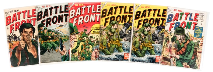 BATTLEFRONT #s 33-36 (2 copies), 37 * Six Comics