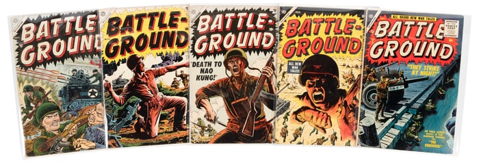 BATTLEGROUND #s 1-5 * Lot of 5 Comics
