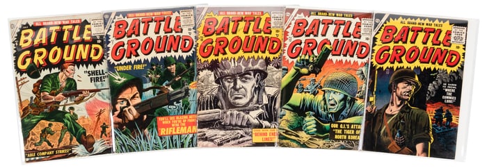 BATTLEGROUND #s 6, 7, 10, 12, 13 * Lot of 5 Comics