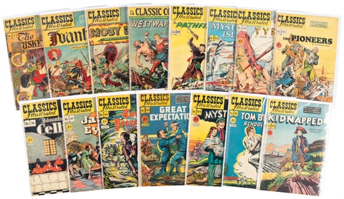CLASSICS ILLUSTRATED * Lot of 15 Comics