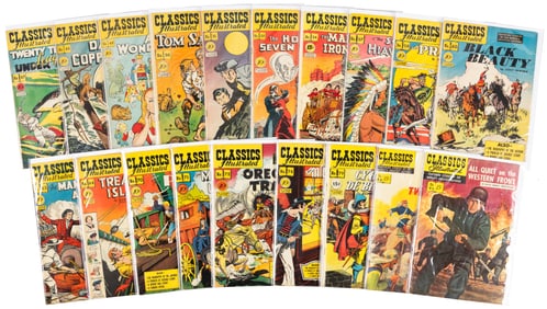 CLASSICS ILLUSTRATED * Lot of 19 Comics