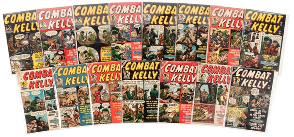 COMBAT KELLY #3-5, 8, 9, 11-14, 19, 21-25 * 15 Comics