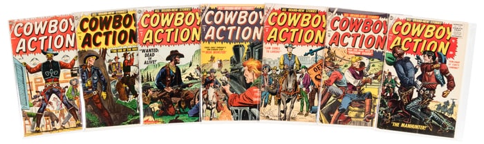 COWBOY ACTION #s 5-11 * Seven Comics